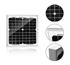 10 Watt 12 Volt Monocrystalline Portable Solar Panel