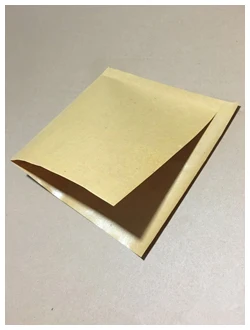 15 By 15 Cm Triangle Oil Proof Coated Paper Burger/bread Wrapping Bag