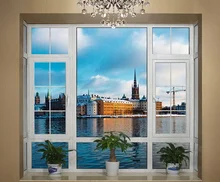 Hot venda de produtos de alum&iacute;nio jardim janelas lowes