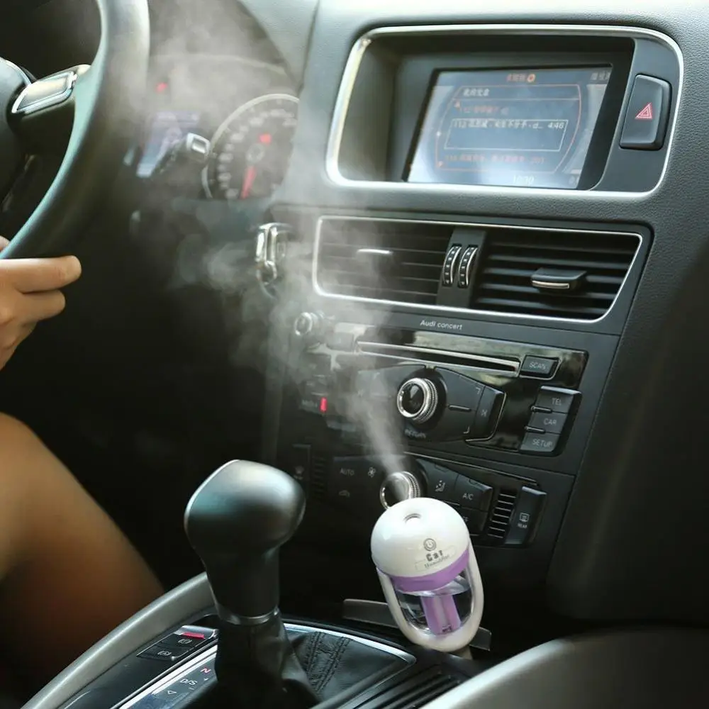 Useful Car Humidifier Air Purifier Aroma Diffuser Aromatherapy Mist Maker Fogger Humidificador with factory price