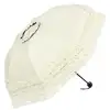 Honey shop princess lace walk anti-uv umbrella can be customized for women summer wholesale fabric for umbrella