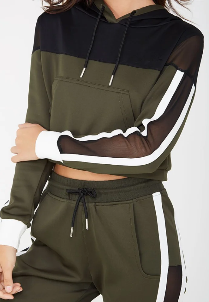 ladies khaki tracksuit