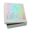 Square Hard Cardboard Paper Gift Box With Lids And Bow Cd Dvd Gift Box
