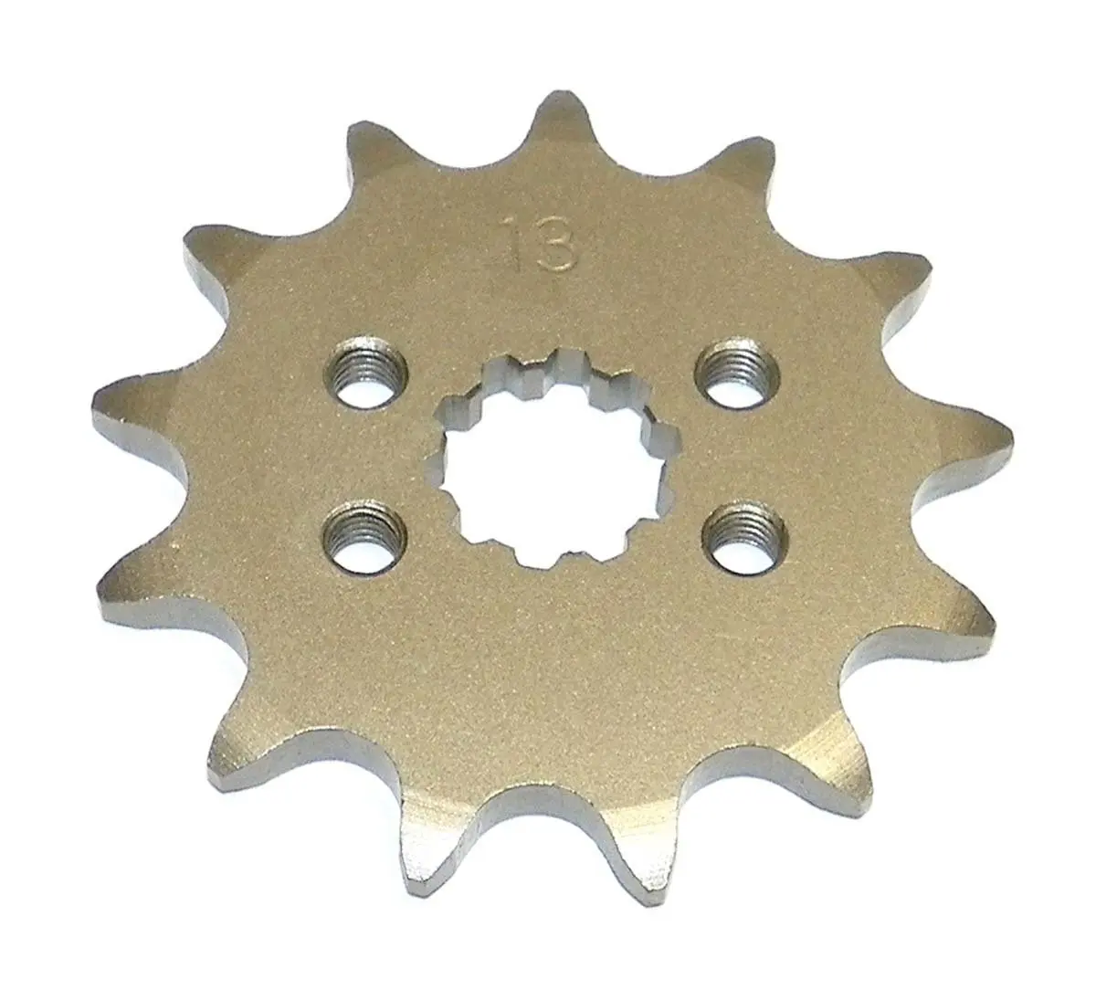 Kawasaki Steel Front Sprocket Moto-X 250 KL 250 1985-1986, 2000-2003, 2009-2010/ KLR 250 1987-1999-2005/ KLX 250 2003/ KL 600 1985-1986/ KLR 650 1987-2014 13 Teeth FSK-013-13