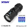 Cheapest Experience set D08 diving flashlight XTAR Quality IPX8 waterproof 2000 lm diving flashlight