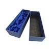 Special box for alcohol packaging satin fabric linner foam wine bottle