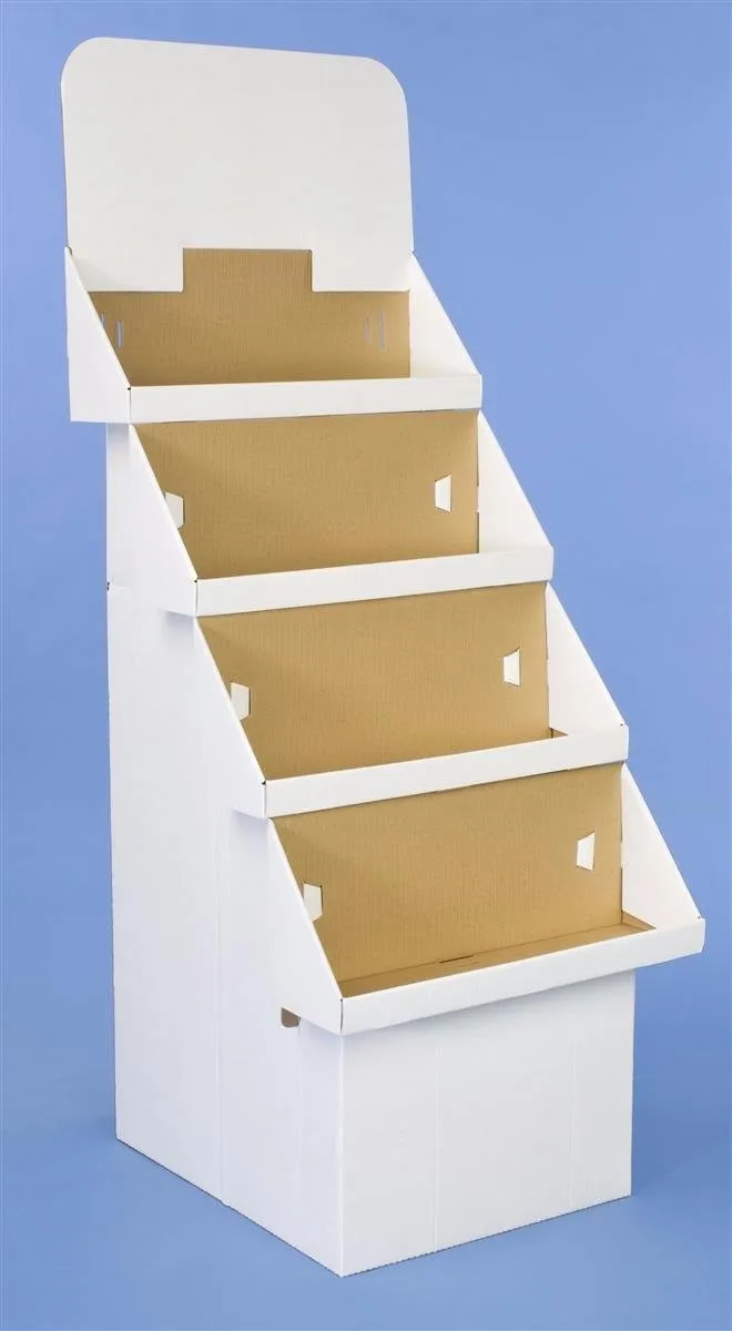 Cardboard trash can trash can for promotional cardboard products trash can display stand 6