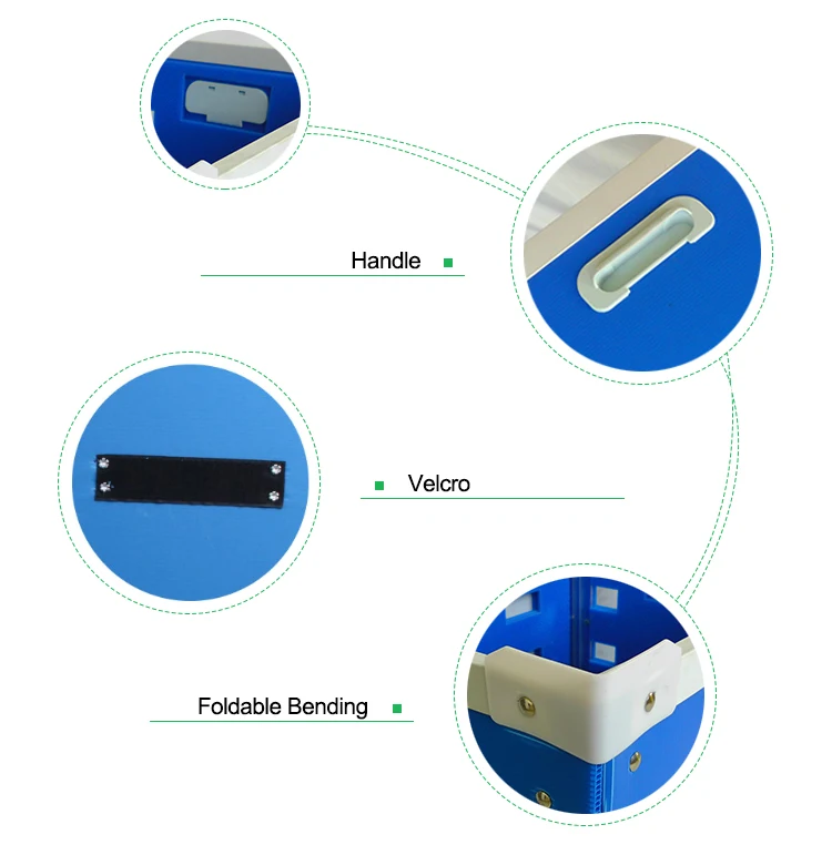 Plastic folding box