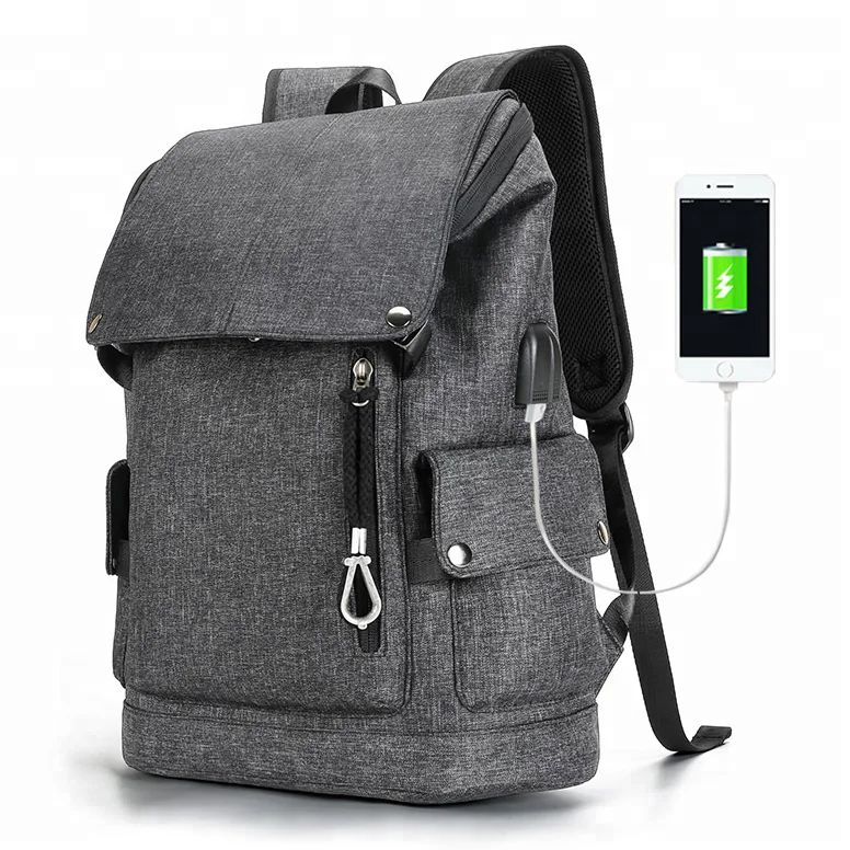 New Arrival Factory Usb Backpack Laptop Backpack With Usb Cable Buy