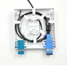 XC-HF 150 single dual port network lan / simplex ST SC fiber optic face plates / wall socket termination bloc