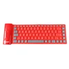 Foldable Rolling up Silicon Silent Bluetooth Keyboard for Tablets/Smart Phone/Laptops/PC