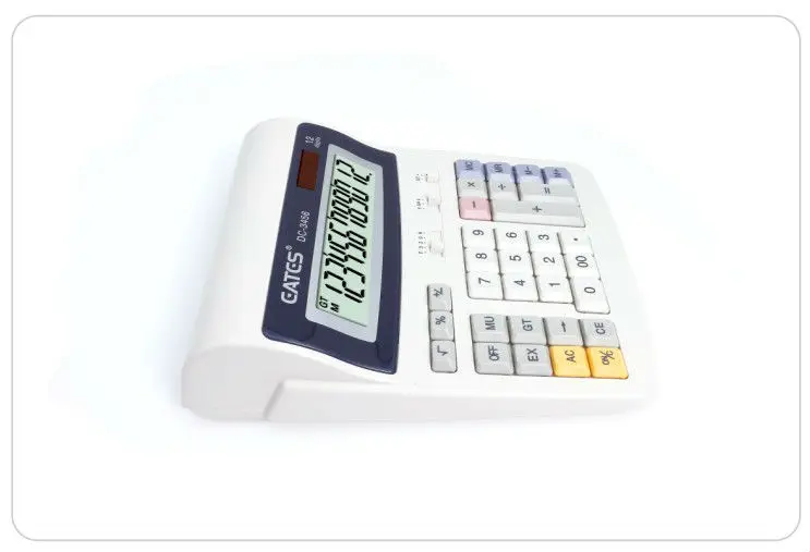 ShenMo Calculatrice, Calculette de Bureau Solaire Grand Écran LCD