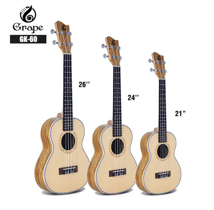 Gkt60 Handmade Ukulele 26 Inch With Cheap Price Buy 26 Inch Ukulele,Beautiful Ukulele