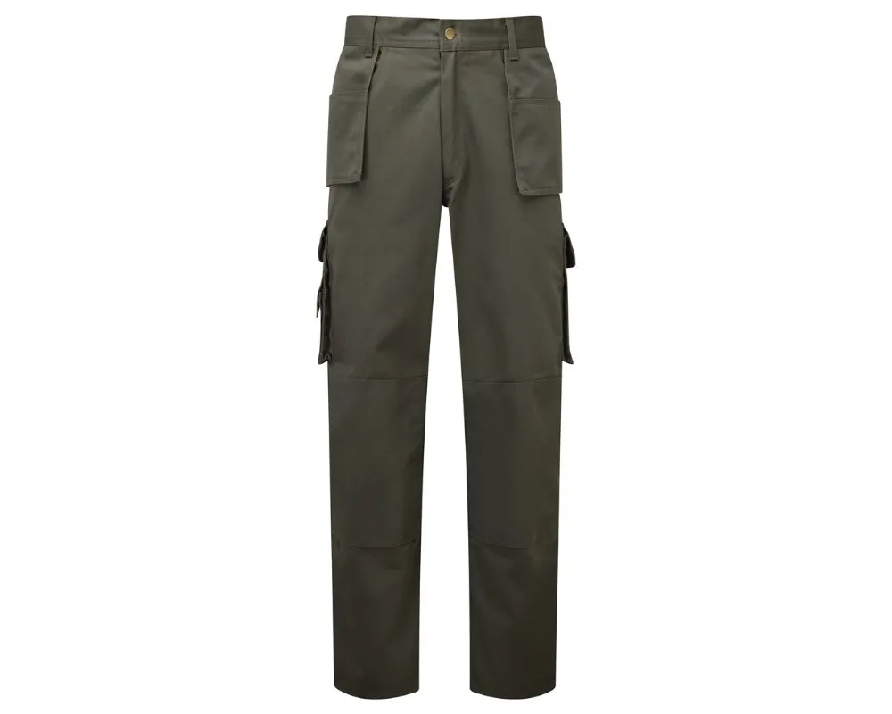 Cotton Polyester Spandex Stretch Twill Mens Pants With Single Jet