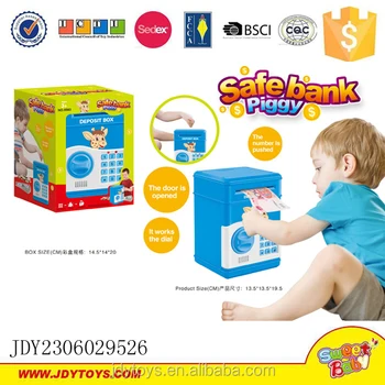 ミニ金庫ボックス子供のためのプラスチックのおもちゃ貯金箱現金貯金箱 Buy 金庫 貯金箱 貯金箱 Product On Alibaba Com
