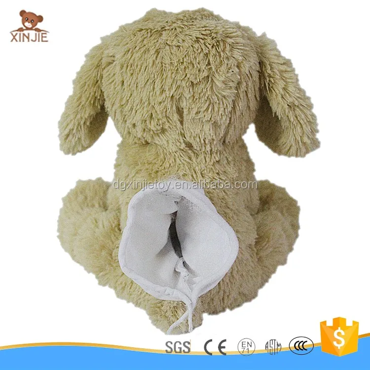 Custom Made Voice Recording Dog Plush Toy Cheap Voice Recorder Plush
