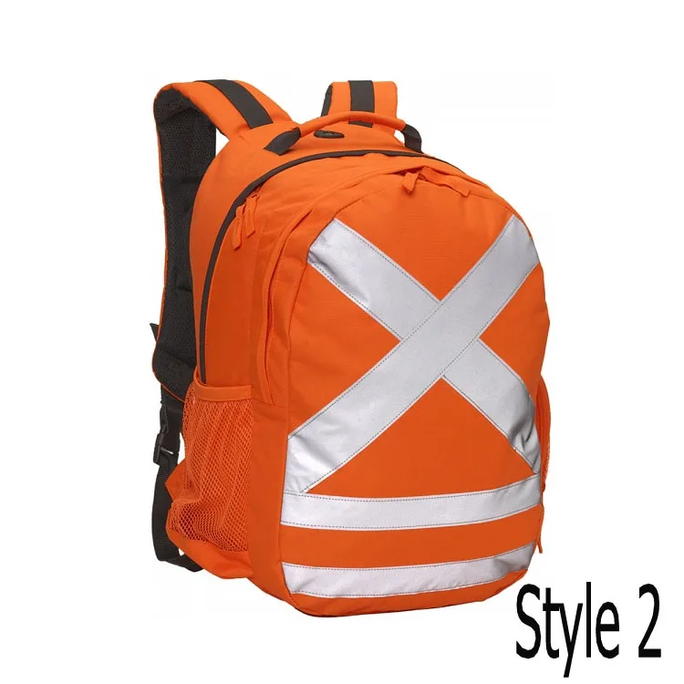 High Visibility Orange Safety Work Rucksack Backpack,Visibility Bag