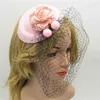 Elegant ladies fashion hats wedding flower fascinator hair decoration with veil