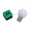 Custom rubber round ball golf shaped usb flash drive wholesale