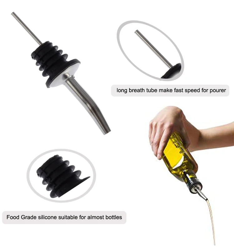 silicone wine pourer