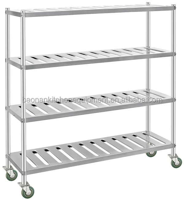 Estante De Almacenamiento Modular De Acero Inoxidable Para Almacén De