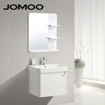 Jomoo Wall Mounted Bath Vanity Colorful Solid Wood Cabinet Bathroom Jomoo Wall Mounted Bath Vanity Colorful Solid Wood Cabinet Bathroom Vanities
