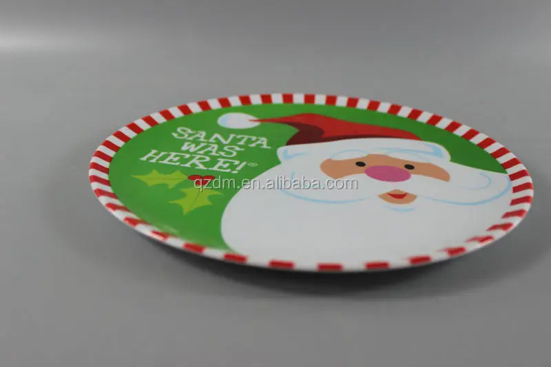 Melamine Christmas dinner plate