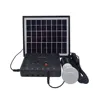 DC 6V/12V/2.5A 4W portable mini solar panel system with 2 led bulbs for small house