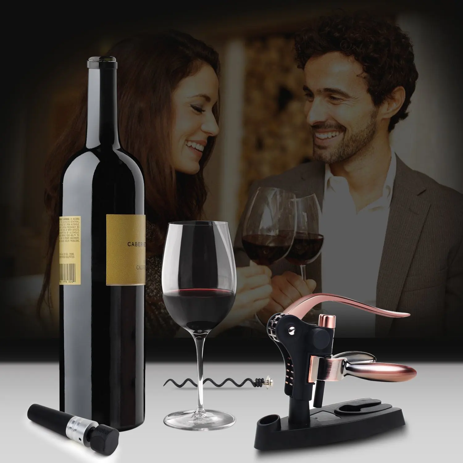 Buy Quality Rabbit Wine Bottle Opener With Foil Cutter And Stand Open Any Wine Bottle In Seconds With Ease Set Up In Gift Box In Elegant Display Contemporary Design Non Electric In