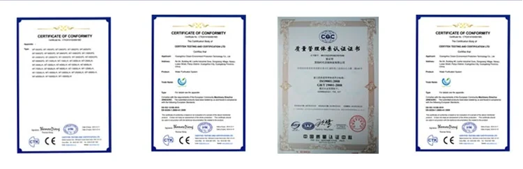 Factory direct supply RO 250L/H-10T/H with CE ISO certificate