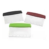 New Product 2019 Baking Tools Stainless Steel Cutting Knife Scraping Panel Plastic Handle Dough Cutter Powder Table Scraper