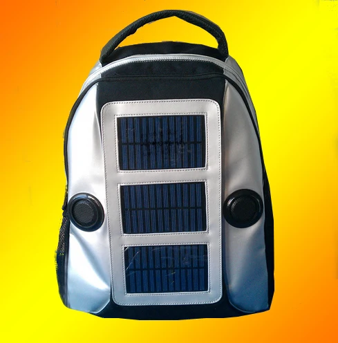 solar speaker backpack