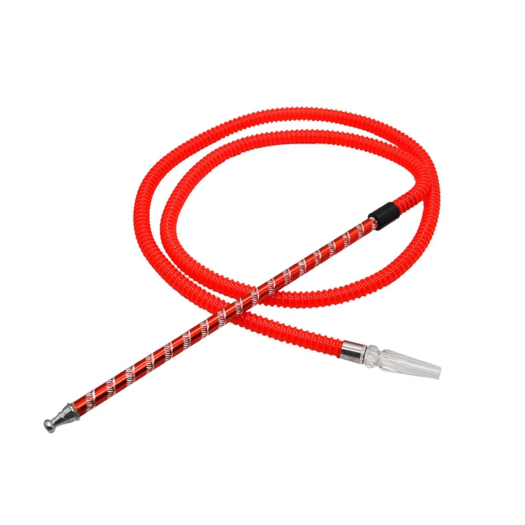 Wholesale Factory Hookah Accessories Retractable Metal Shisha Hose