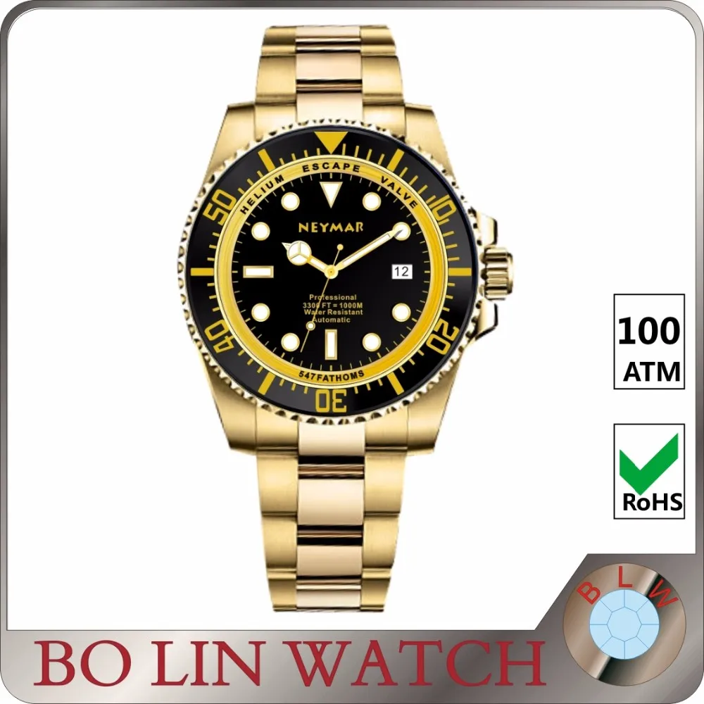 High quality mens custom brand mechanical wrist watch