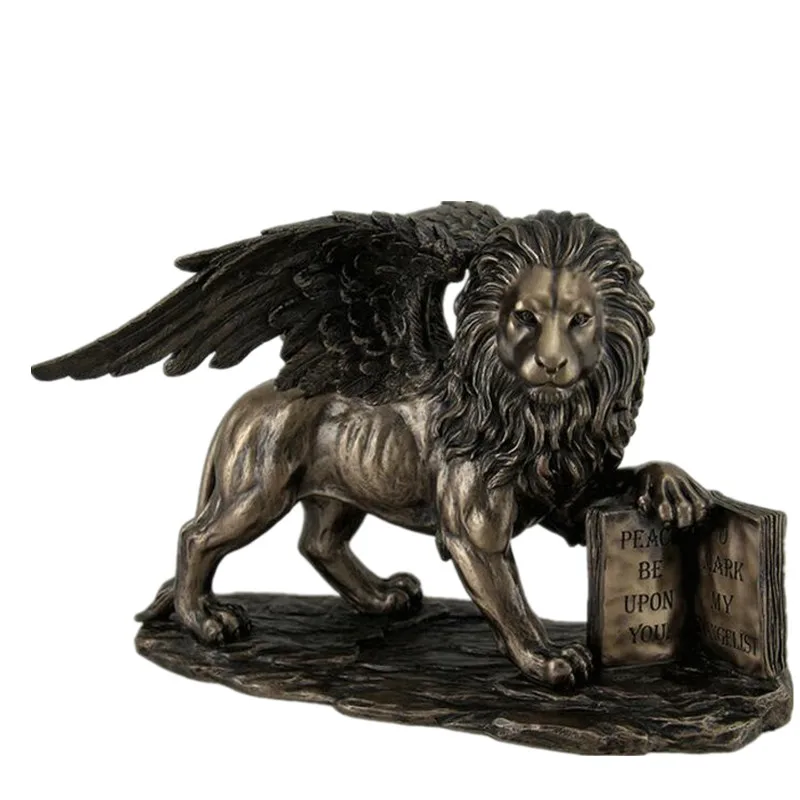 New Design Bronze Lion Statues Front Porch For Front Door Decoration