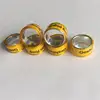 threaded brass curtain eyelet ring cnc lathe bar feeder round napkin rings for weddings