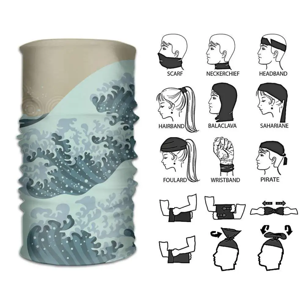 Headwear Sheep Sweatband Elastic Turban Sport Headband Outdoor Head Wrap