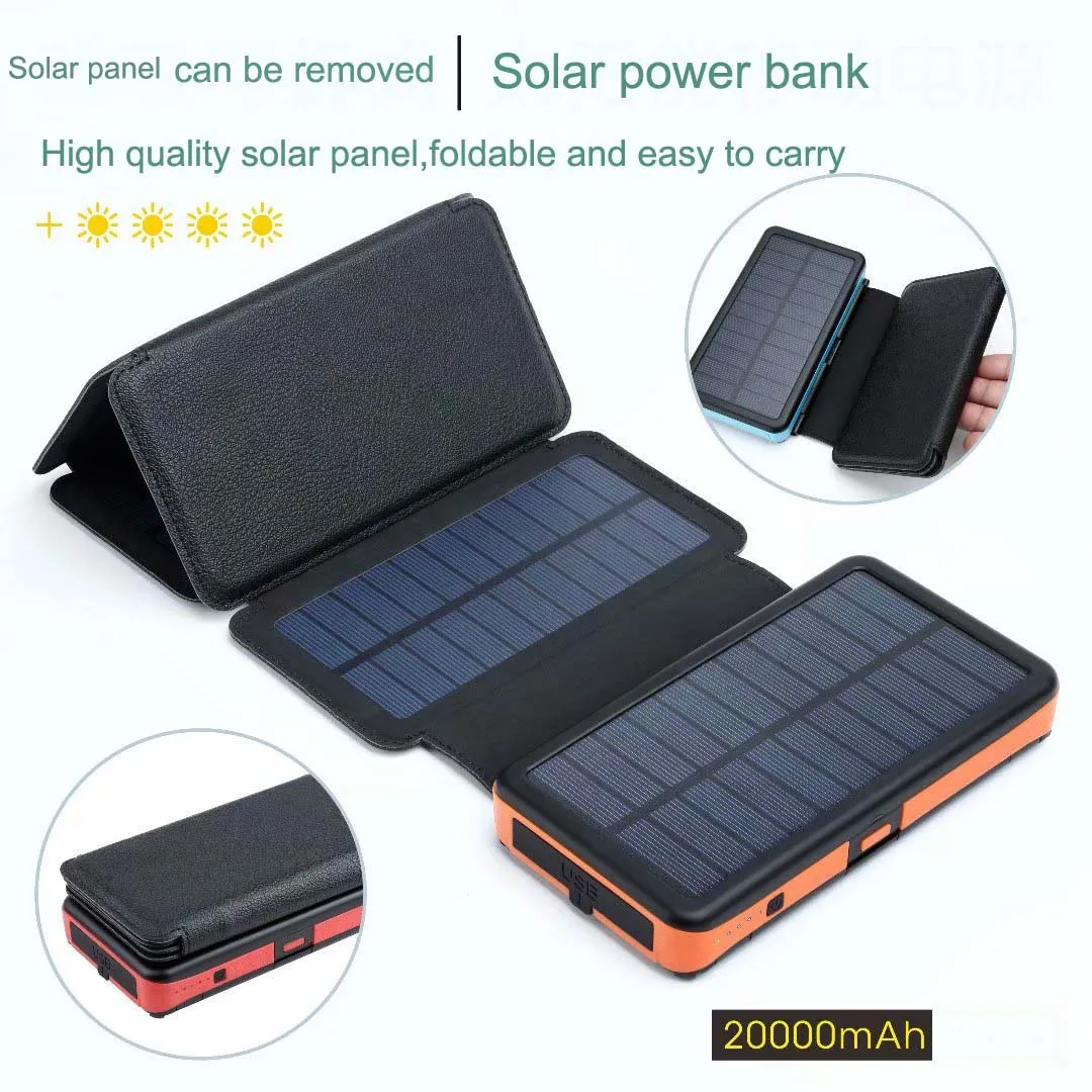 New Solar Powerbank 10000mah 20000mah 30000mah 50000mah Portable Solar Power Bank 20000mah Buy