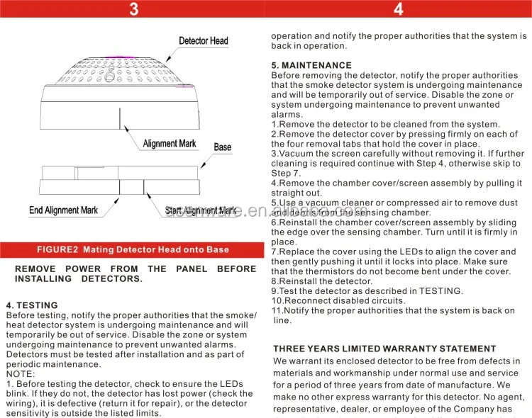 Asenware Wholesale Smoke Detector 10 Years