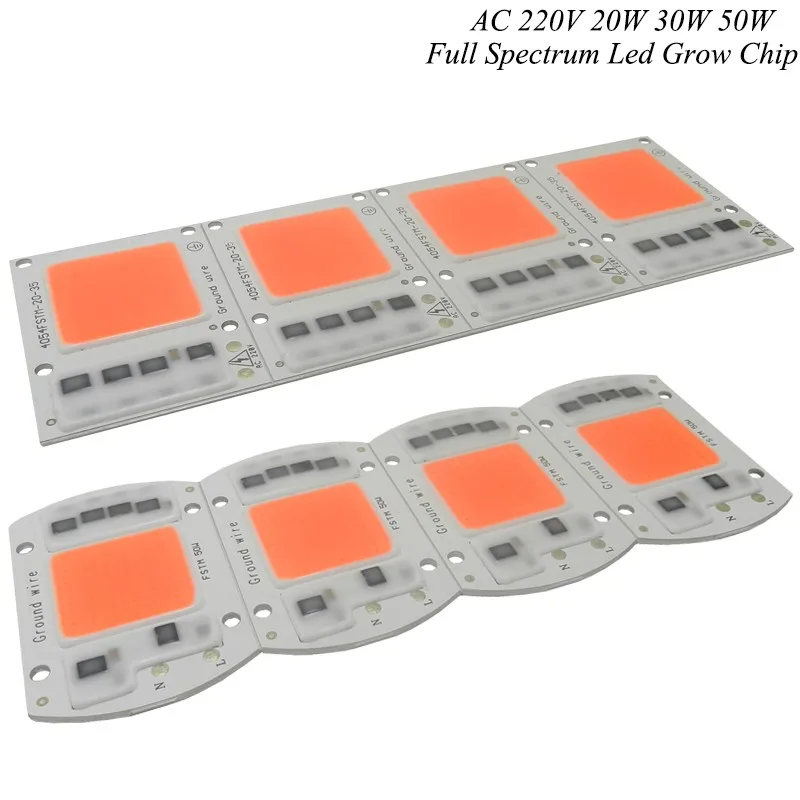 10w cob grow led chip , full spectrum 380nm~840nm full spectrum led grow light for plant grow fast and better