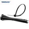 2018 High Tensile Strength Black Soft Plastic Clamp Wire Zip Ties Custom Nylon Self Cable Tie /Plastic Rubber Cable Tie