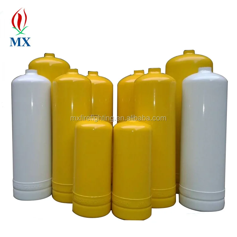 Yellow Color Cylinders With Abc Powder Fire Extinguishers / Different