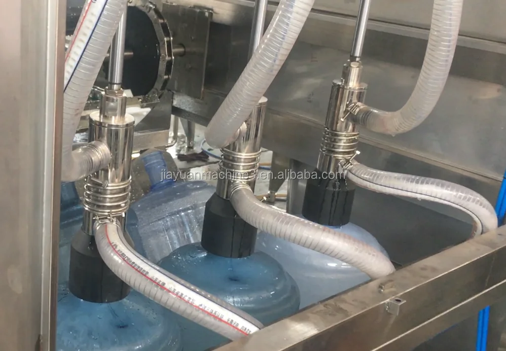 5 Gallon 20 Liter Water Bottle Filling Line / Filling Capping Machine