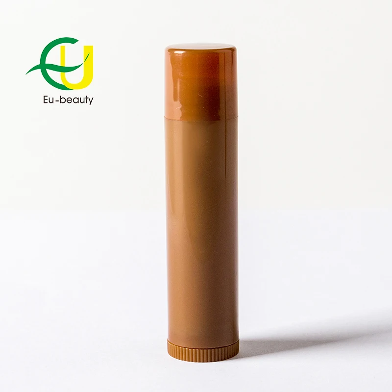 Chocolate 5g cosmetics lip balm tube