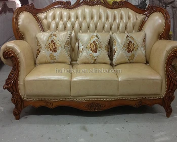 Custom Clical Design Leather Sofa Furniture China Set Genuine Price