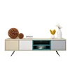 Living Room Unit Furniture TV Cabinet Multifunction Homeware Design TV Stands Iron feet with Drawers