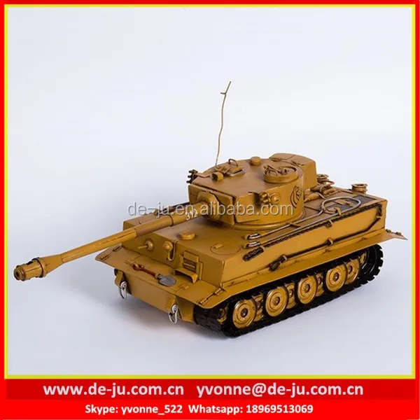 Vintage Retro Metal Crafts High Quality Military Scale Metal Model