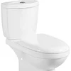 Wholesale Two Piece P Trap Ceramic Flush Toilet for Bathroom Sanitary
