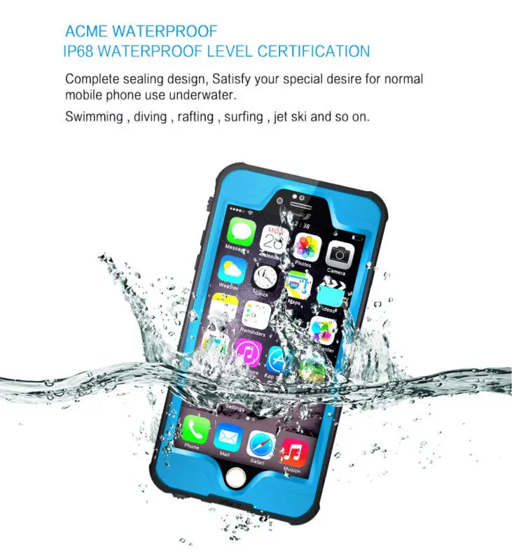 Redpepper Dot Pro 全密封iphone 6 Plus 防水保护套 用于iphone 6 S Plus 的坚固防水保护套 Buy 用于iphone 6 S Plus 的坚固防水保护套 适用于