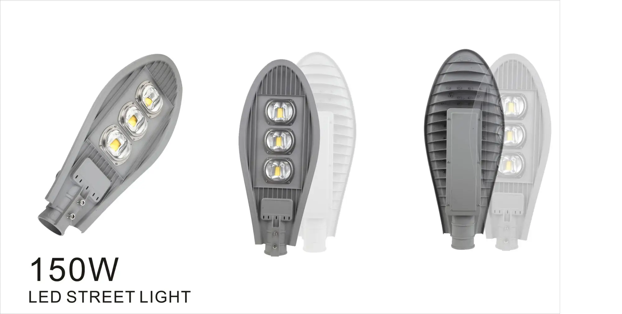 Agent grey steel EMC FDA COB IP68 street light 50w 100w led module outdoor